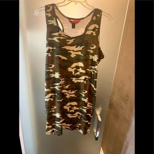 Camo Racerback Dress Size 2X
